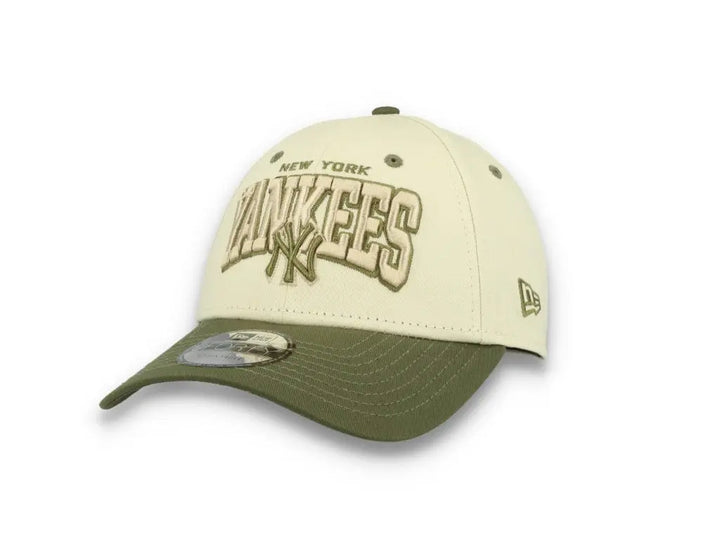 9FORTY White Crown New York Yankees Ivory/Olive - LOKK
