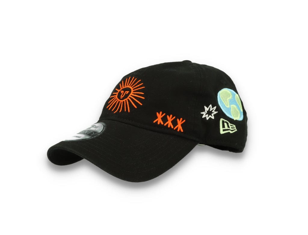 9TWENTY Washed Graphic New Era Black - LOKK