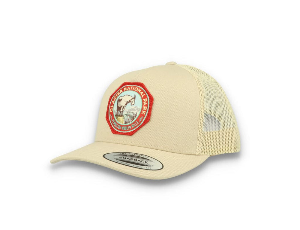 Glacier National Park Patch Trucker Natural - LOKK