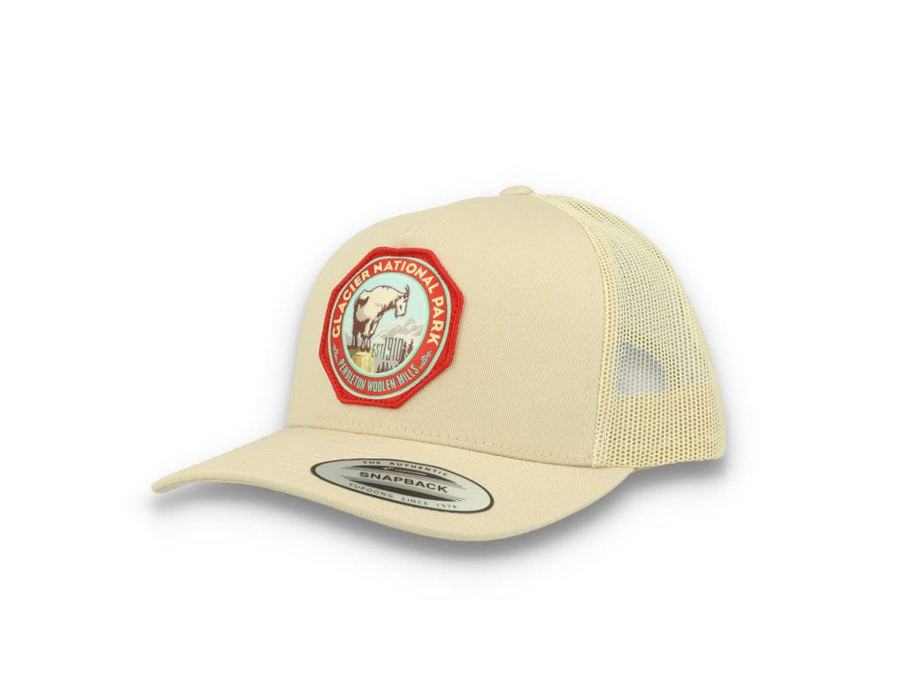 Glacier National Park Patch Trucker Natural - LOKK