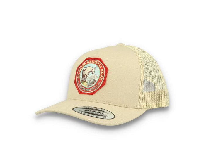 Glacier National Park Patch Trucker Natural - LOKK
