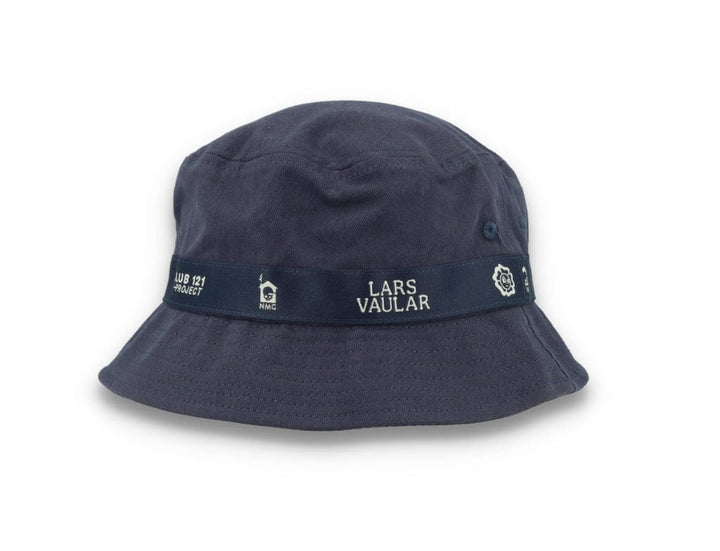 Lars Vaular x 121 Bucket Hat Washed Navy - LOKK