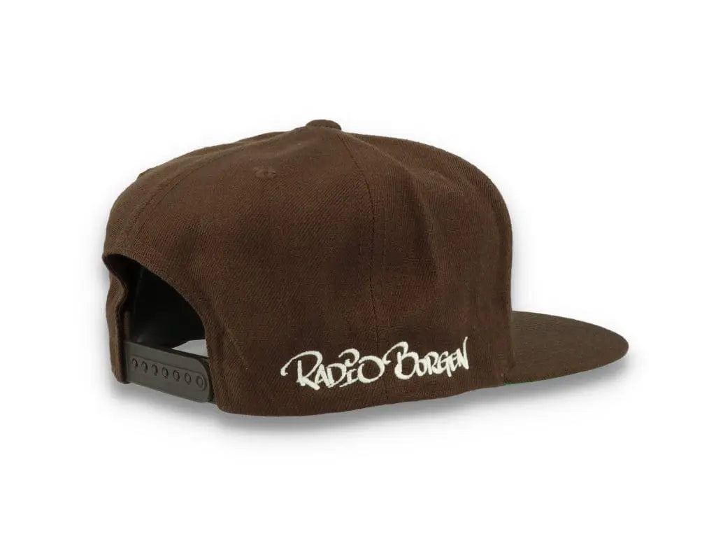 LOKK X RADIO BORGEN Snapback Brown/White - LOKK