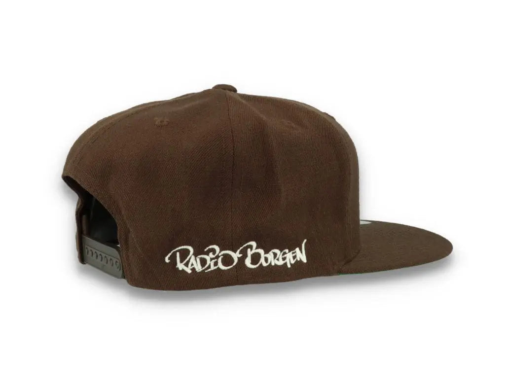 LOKK X RADIO BORGEN Snapback Brown/White - LOKK