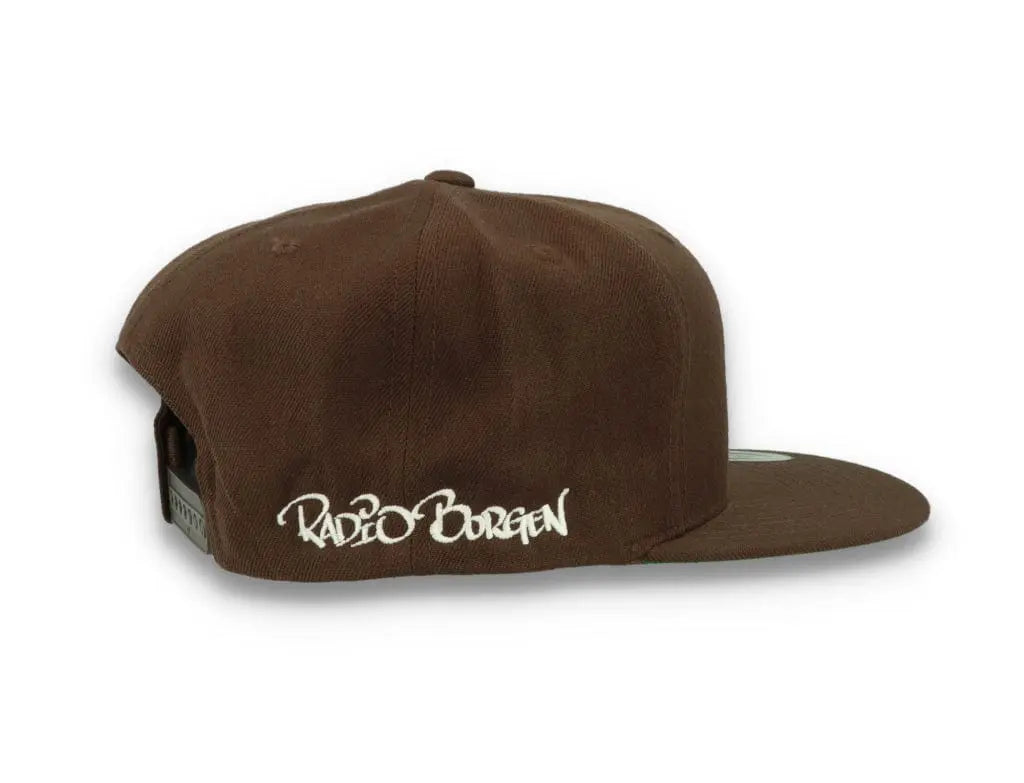 LOKK X RADIO BORGEN Snapback Brown/White - LOKK