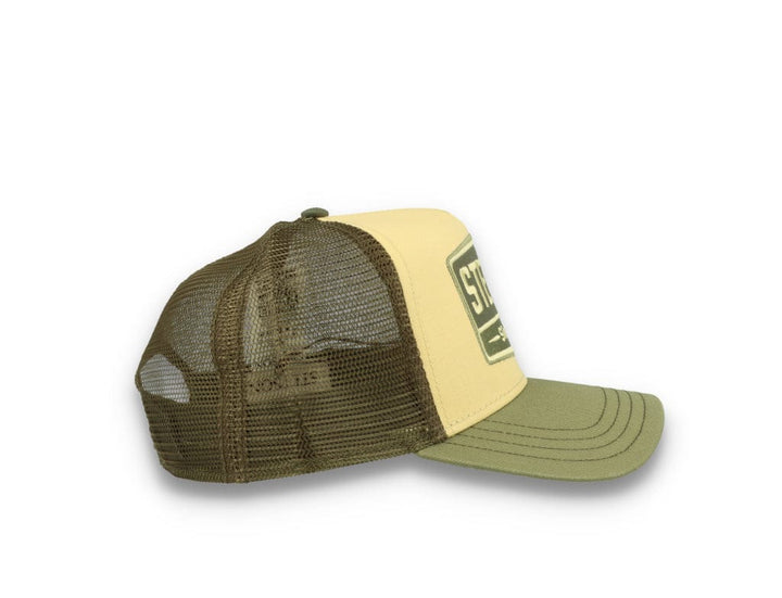 Trucker Cap Gasoline Green/Beige