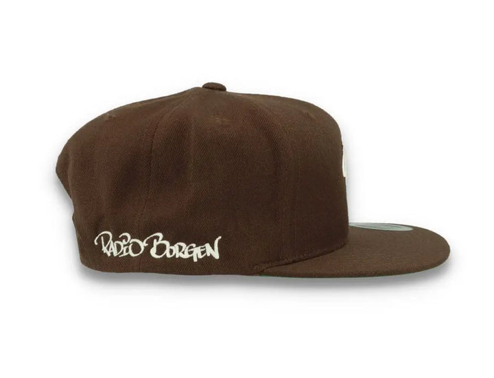 LOKK X RADIO BORGEN Snapback Brown/White - LOKK