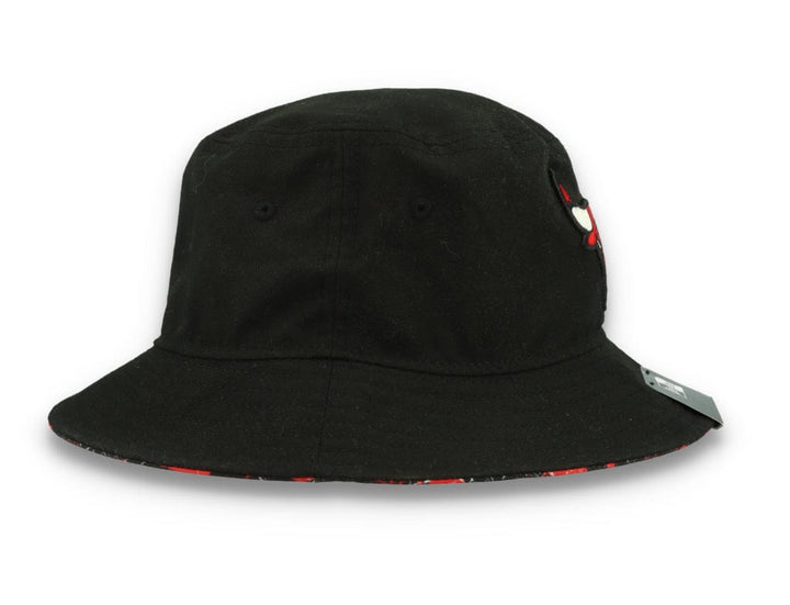 Bucket Hat Print Infill Chicago Bulls  Black - LOKK