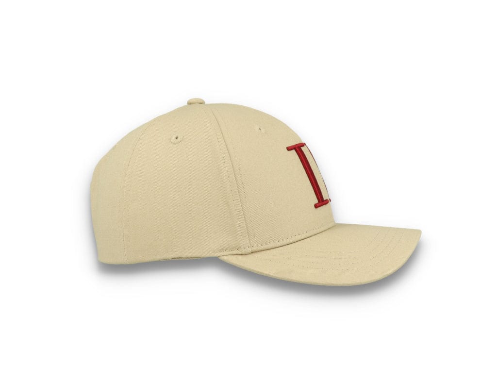 Encore Organic Baseball Cap Dark Sand/Burnt Red - LOKK