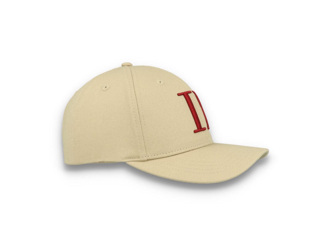 Encore Organic Baseball Cap Dark Sand/Burnt Red - LOKK