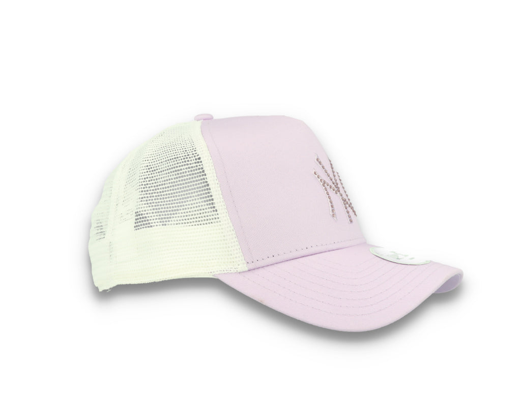 MLB Rhinestone Trucker New York Yankees  Purple - LOKK