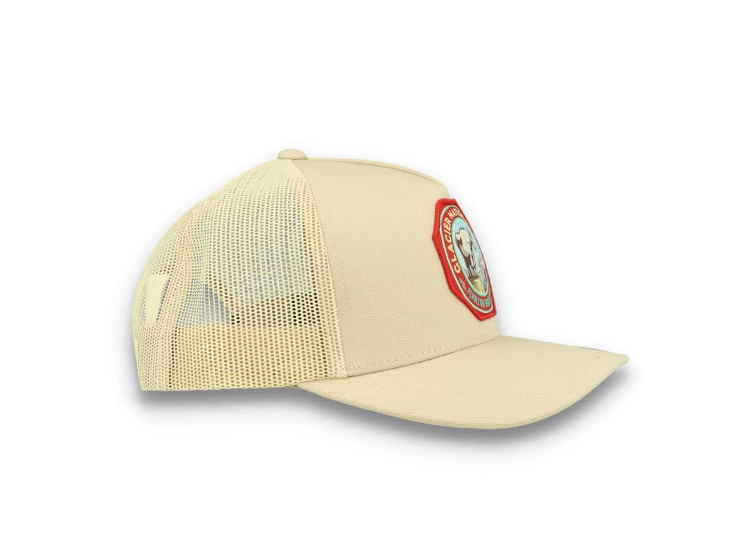 Glacier National Park Patch Trucker Natural - LOKK
