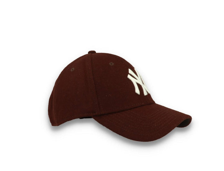 9FORTY Melton Wool New York Yankees Brown Suede/White