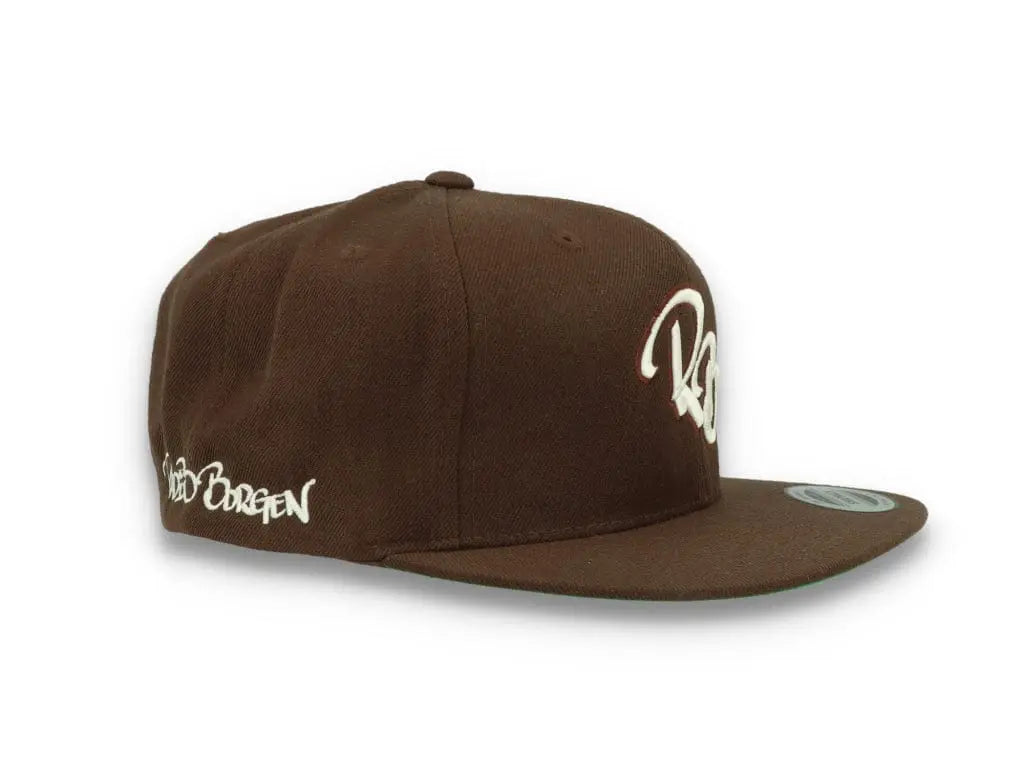 LOKK X RADIO BORGEN Snapback Brown/White - LOKK