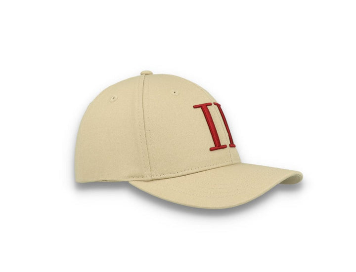 Encore Organic Baseball Cap Dark Sand/Burnt Red - LOKK