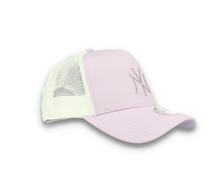 MLB Rhinestone Trucker New York Yankees  Purple - LOKK