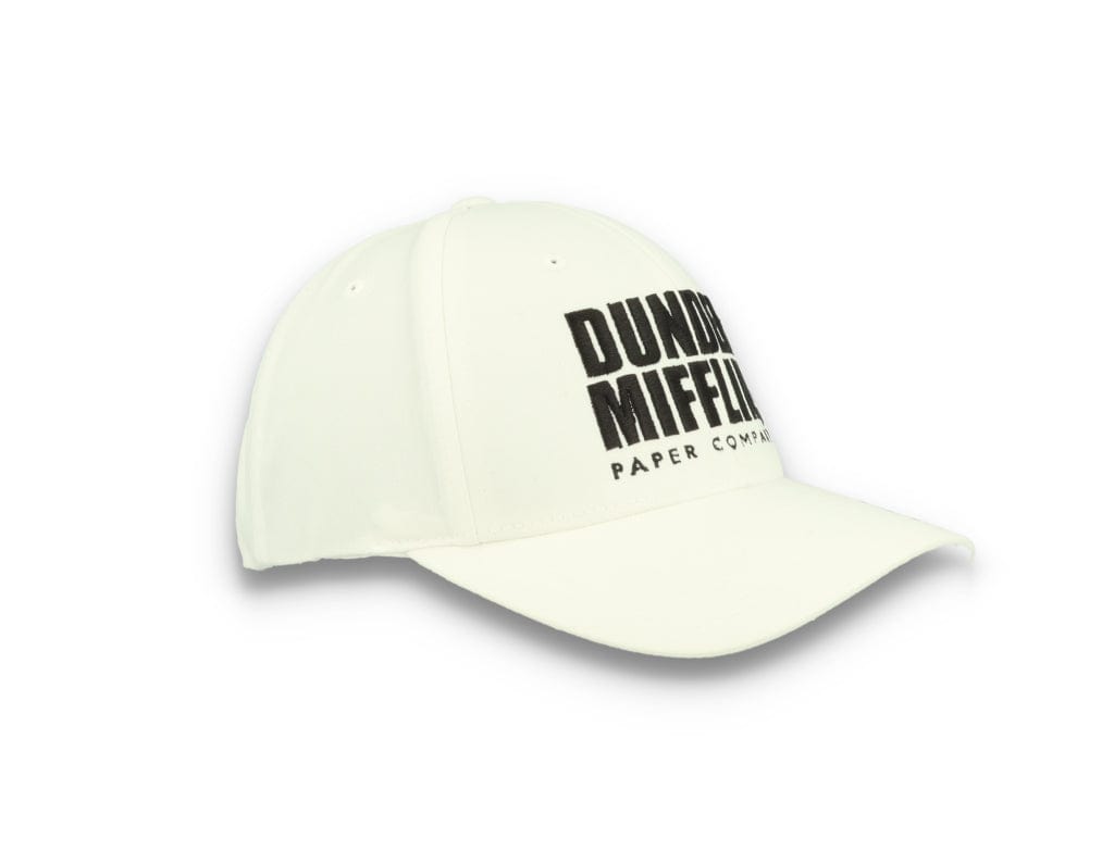 Dunder Mifflin Curved Classic Snapback Cap White/Black