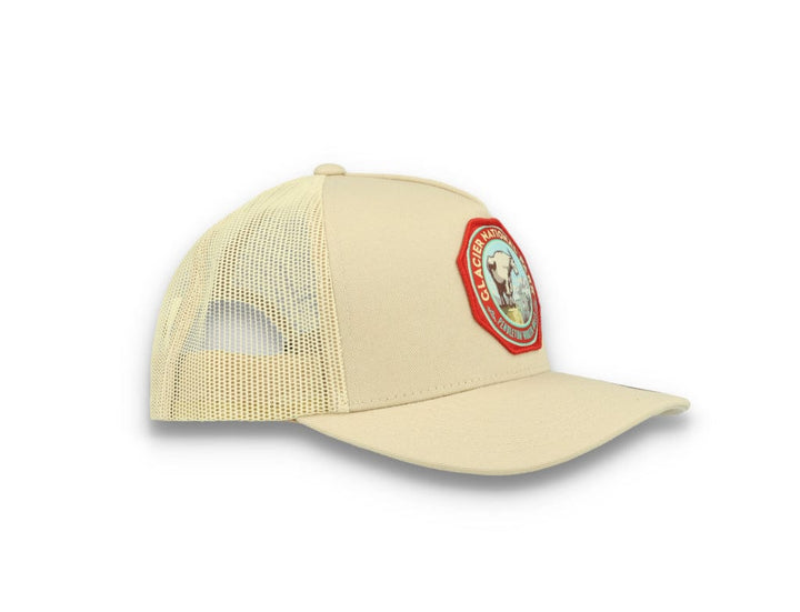 Glacier National Park Patch Trucker Natural - LOKK