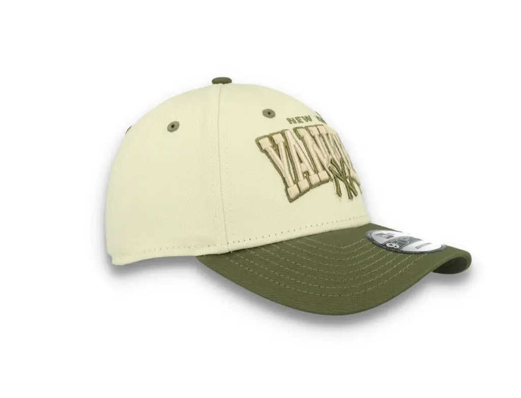 9FORTY White Crown New York Yankees Ivory/Olive - LOKK