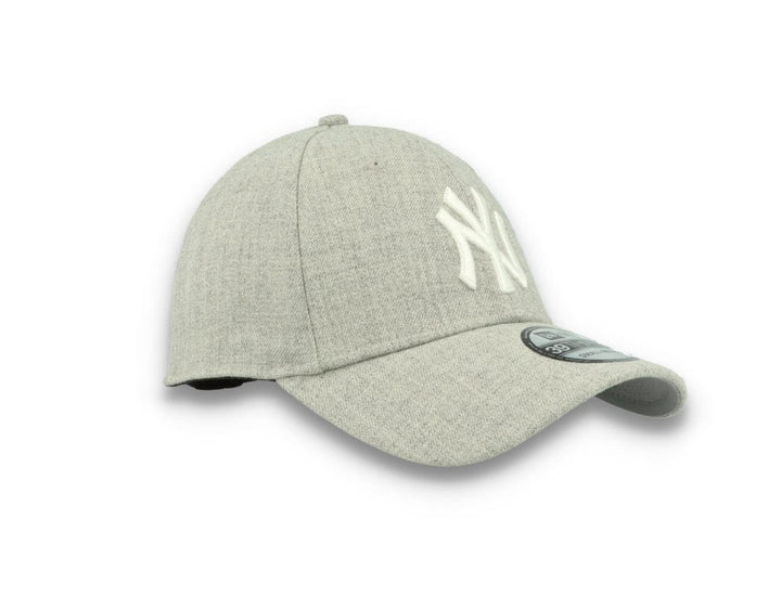 39THIRTY New York Yankees Wool Heather Grey/white - LOKK