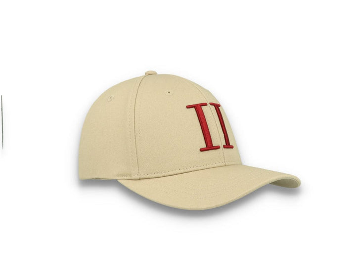 Encore Organic Baseball Cap Dark Sand/Burnt Red - LOKK