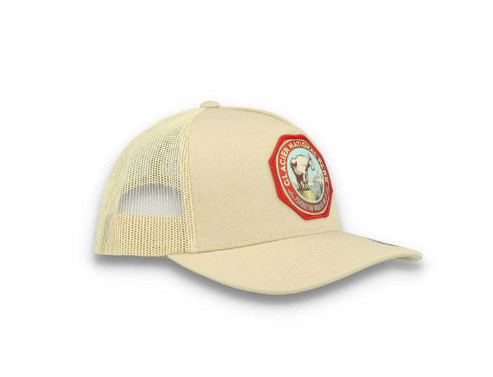 Glacier National Park Patch Trucker Natural - LOKK