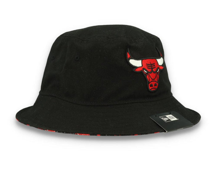 Bucket Hat Print Infill Chicago Bulls  Black - LOKK