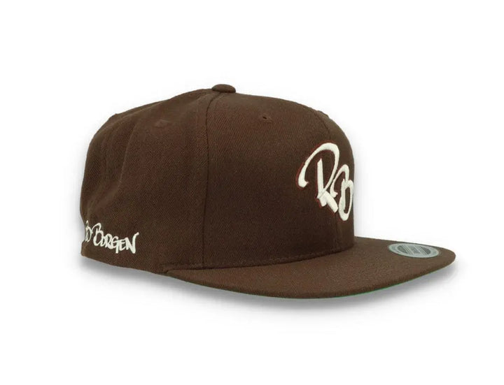 LOKK X RADIO BORGEN Snapback Brown/White - LOKK