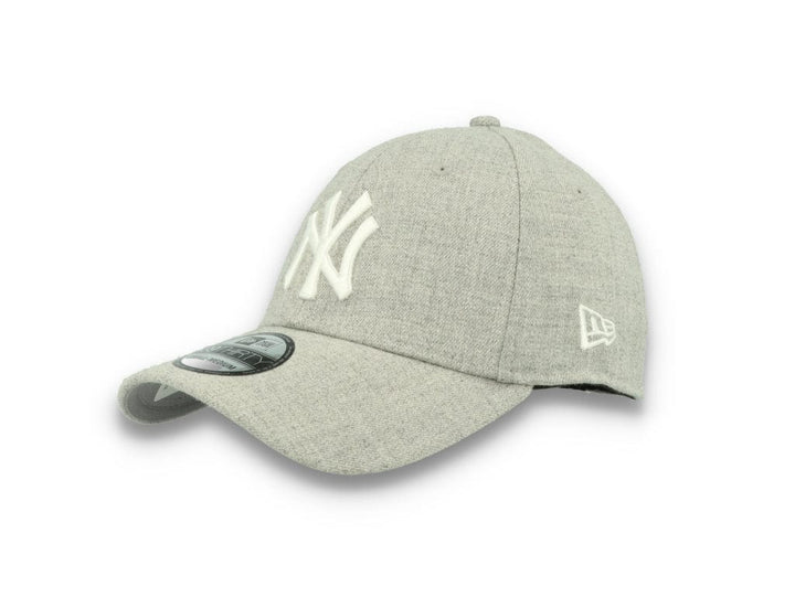 39THIRTY New York Yankees Wool Heather Grey/white - LOKK