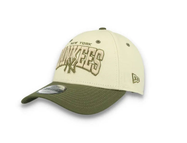9FORTY White Crown New York Yankees Ivory/Olive - LOKK