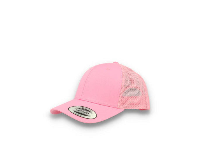 Pink Trucker Cap Retro - Yupoong 6606