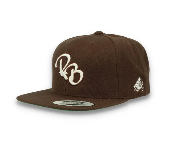 LOKK X RADIO BORGEN Snapback Brown/White - LOKK