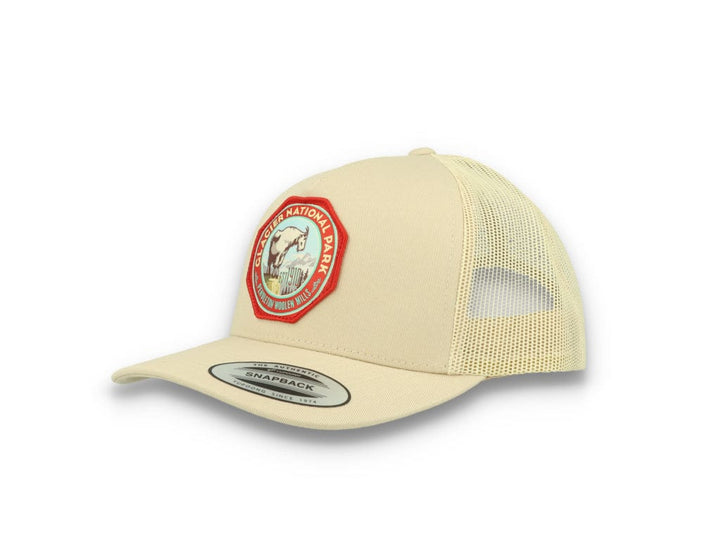 Glacier National Park Patch Trucker Natural - LOKK