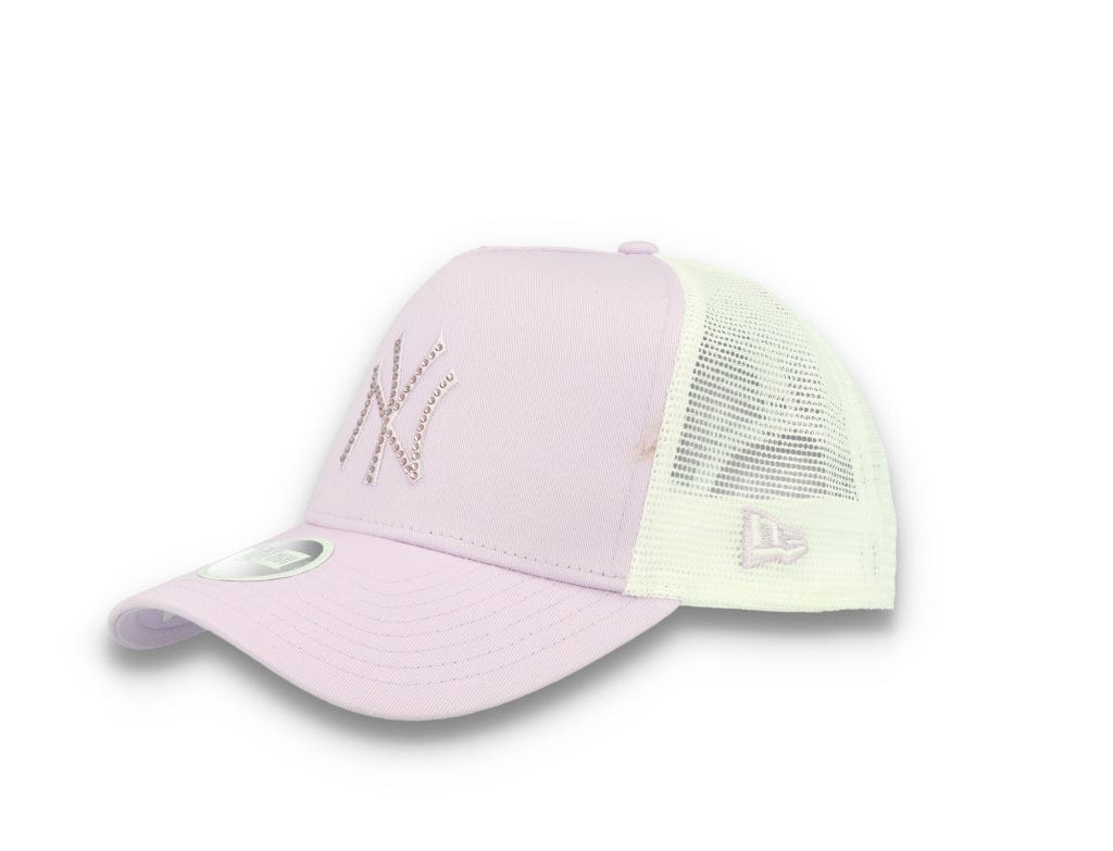 MLB Rhinestone Trucker New York Yankees  Purple - LOKK