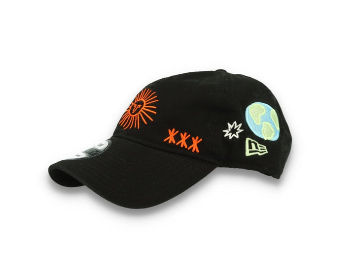 9TWENTY Washed Graphic New Era Black - LOKK