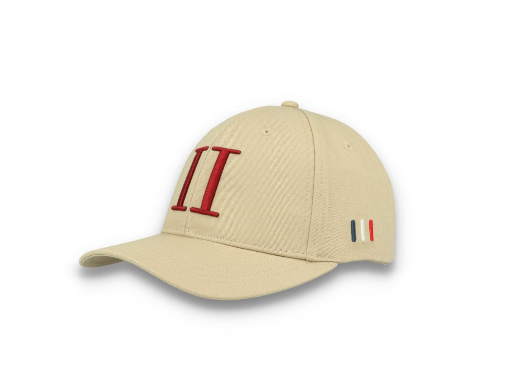 Encore Organic Baseball Cap Dark Sand/Burnt Red - LOKK