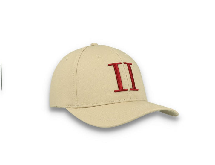 Encore Organic Baseball Cap Dark Sand/Burnt Red - LOKK