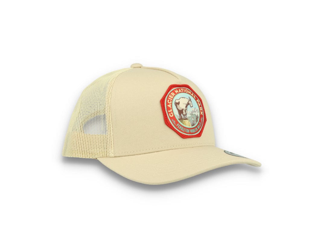Glacier National Park Patch Trucker Natural - LOKK
