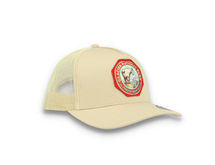 Glacier National Park Patch Trucker Natural - LOKK