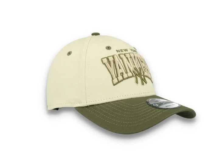 9FORTY White Crown New York Yankees Ivory/Olive - LOKK
