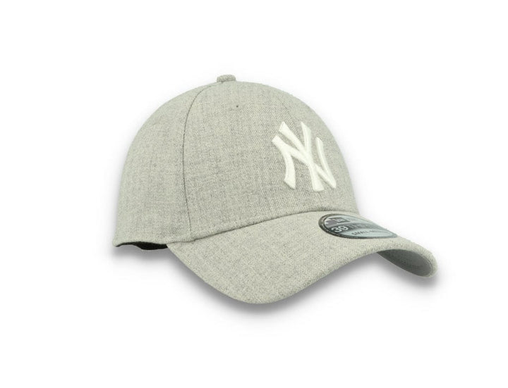 39THIRTY New York Yankees Wool Heather Grey/white - LOKK