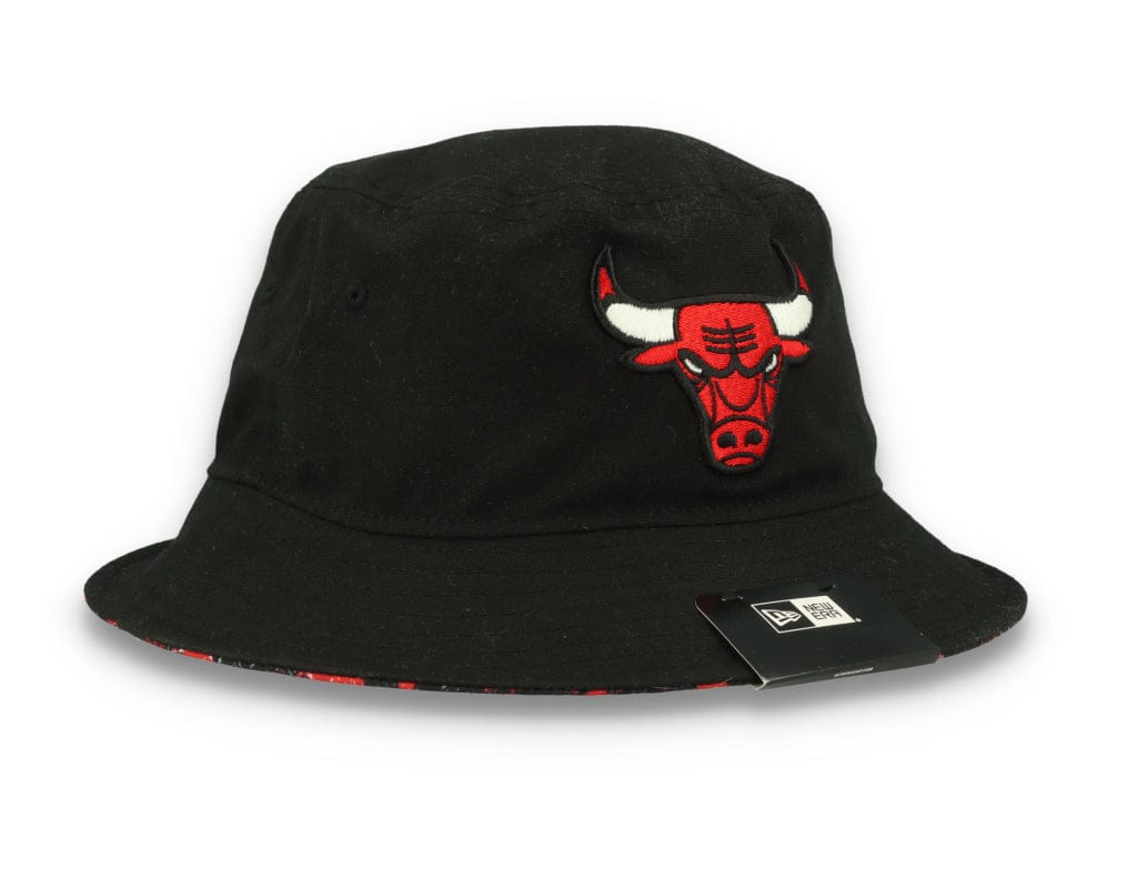 Bucket Hat Print Infill Chicago Bulls  Black - LOKK