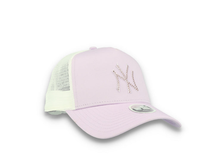 MLB Rhinestone Trucker New York Yankees  Purple - LOKK
