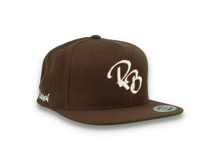 LOKK X RADIO BORGEN Snapback Brown/White - LOKK