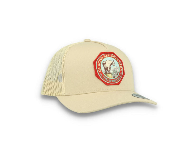 Glacier National Park Patch Trucker Natural - LOKK