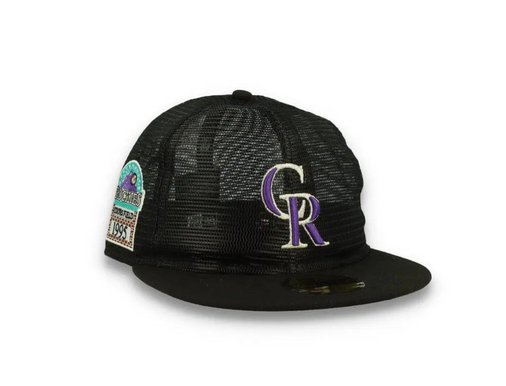 59FIFTY MLB Mesh Patch Colorado Rockies Black - LOKK