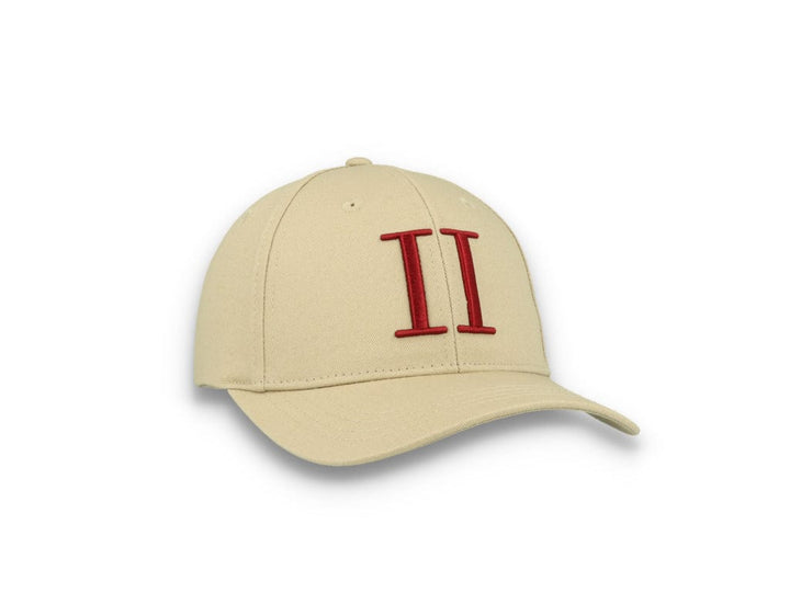 Encore Organic Baseball Cap Dark Sand/Burnt Red - LOKK