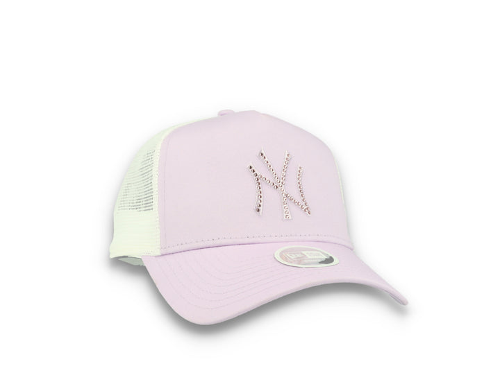 MLB Rhinestone Trucker New York Yankees  Purple - LOKK