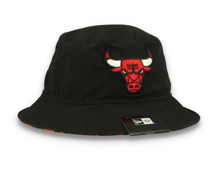 Bucket Hat Print Infill Chicago Bulls  Black - LOKK