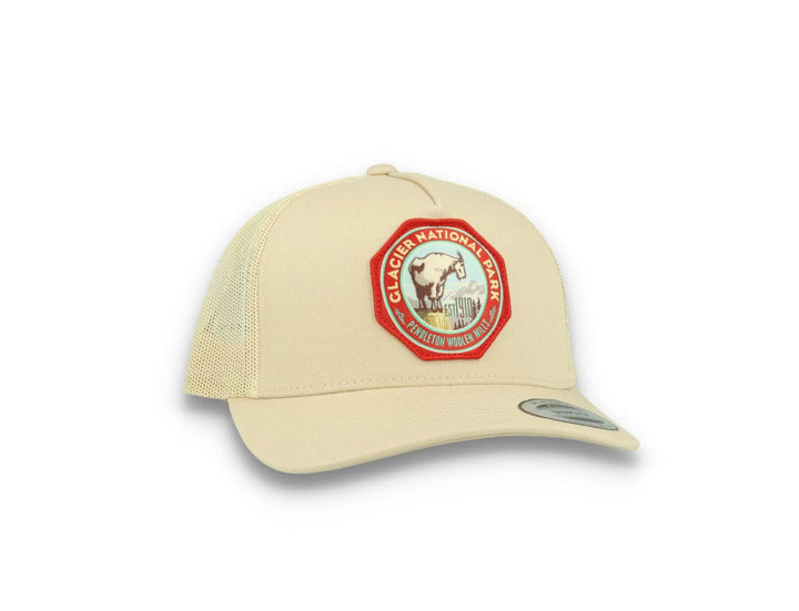 Glacier National Park Patch Trucker Natural - LOKK